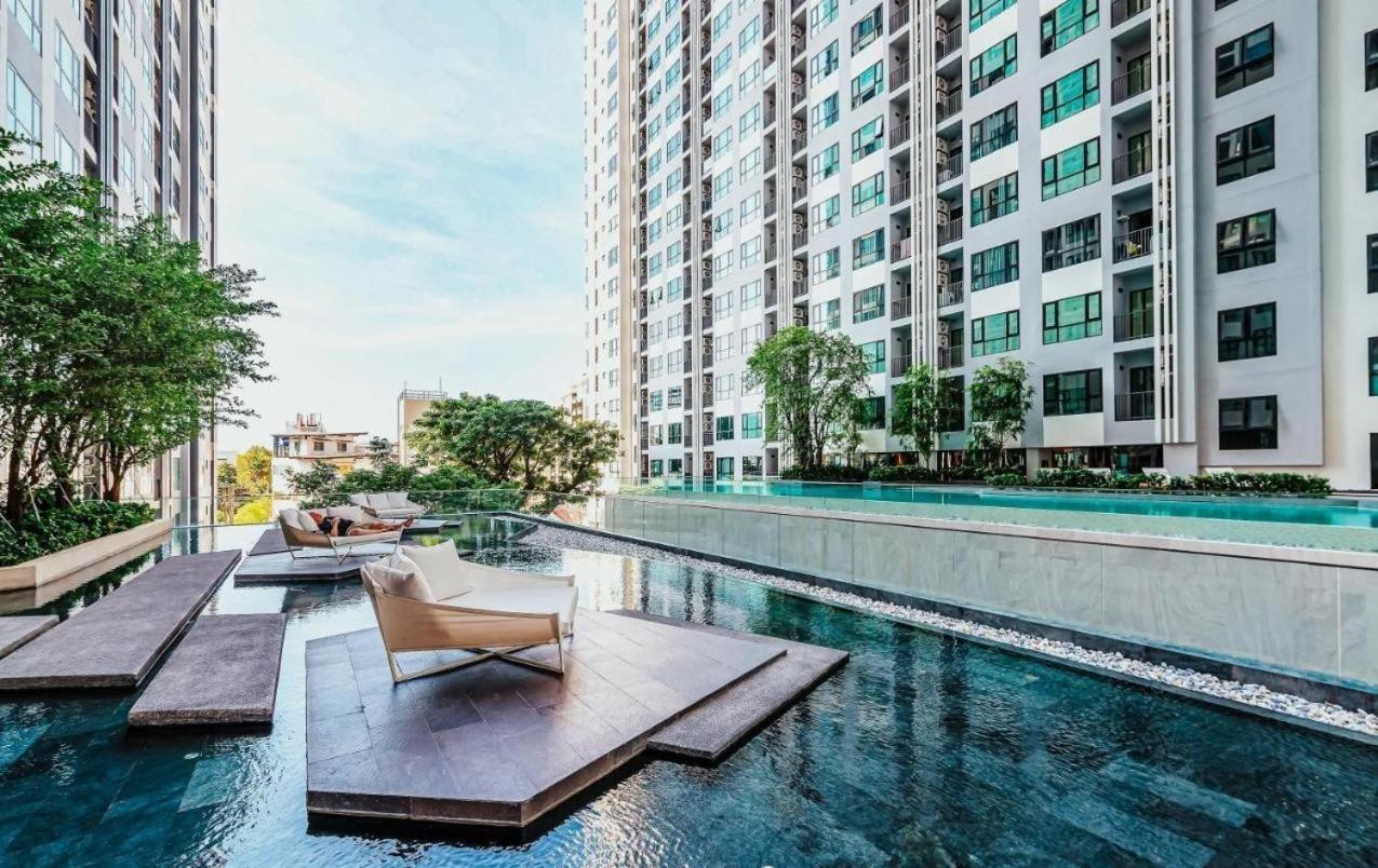 Amazing Infinity Pool Condo Next To The Beach باتايا المظهر الخارجي الصورة