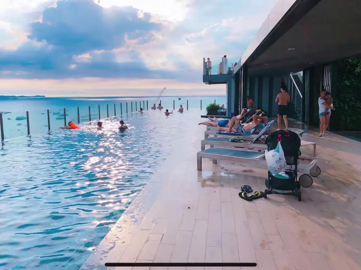 Amazing Infinity Pool Condo Next To The Beach باتايا المظهر الخارجي الصورة