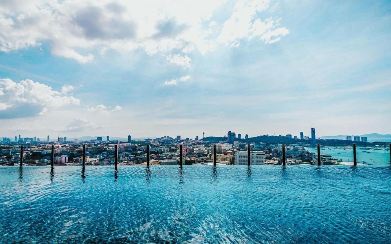 Amazing Infinity Pool Condo Next To The Beach باتايا المظهر الخارجي الصورة