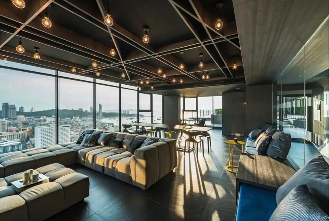 Amazing Infinity Pool Condo Next To The Beach باتايا المظهر الخارجي الصورة